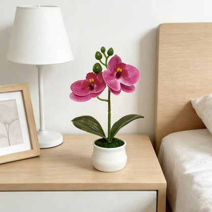 Realistische Künstliche Orchideen Blumenarrangement für Wohnkultur