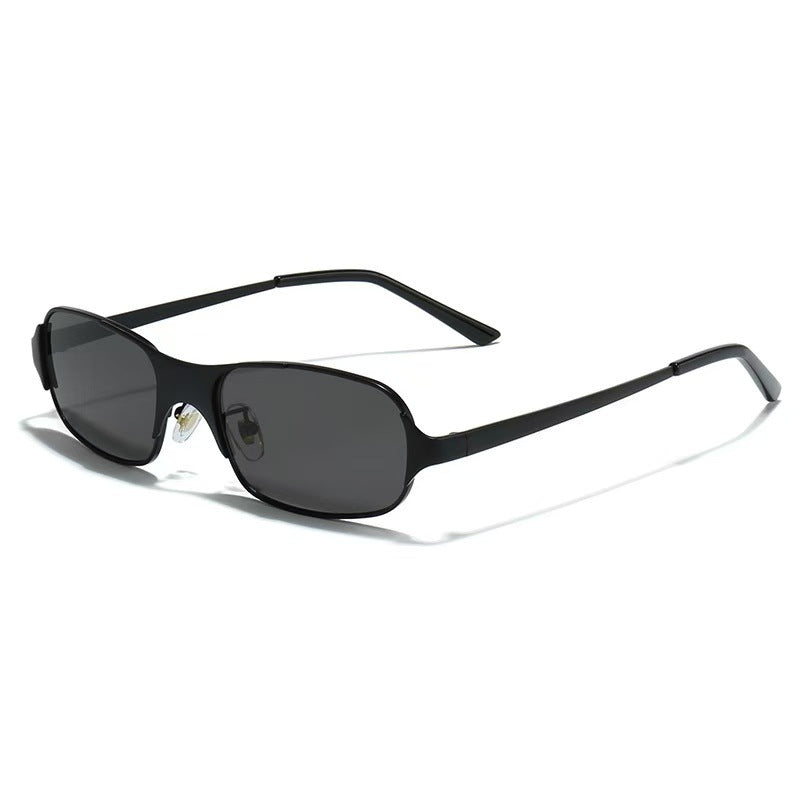 Damen moderne rechteckige Sonnenbrille mit UV-Schutz und komfortablem Gestell Brehn