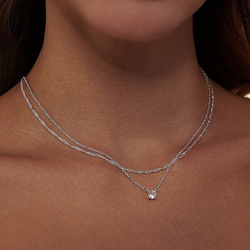 Gestapeltes Gold-Halsband Brehn