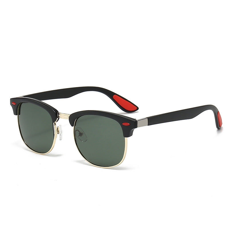 Damen stilvolle Retro-Sonnenbrille mit markantem Rahmen Brehn