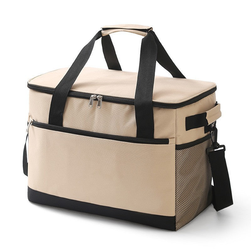 Unisex Kühltasche mit flexiblem Innenraum und Tragegriffen Brehn