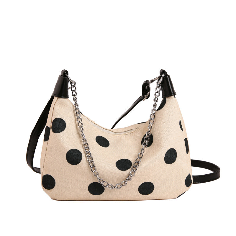 WoPolka Dot gemustertes Crossbody-Handtasche Brehn