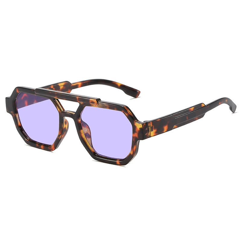 Stylische geometrische Rahmen Sonnenbrille Brehn