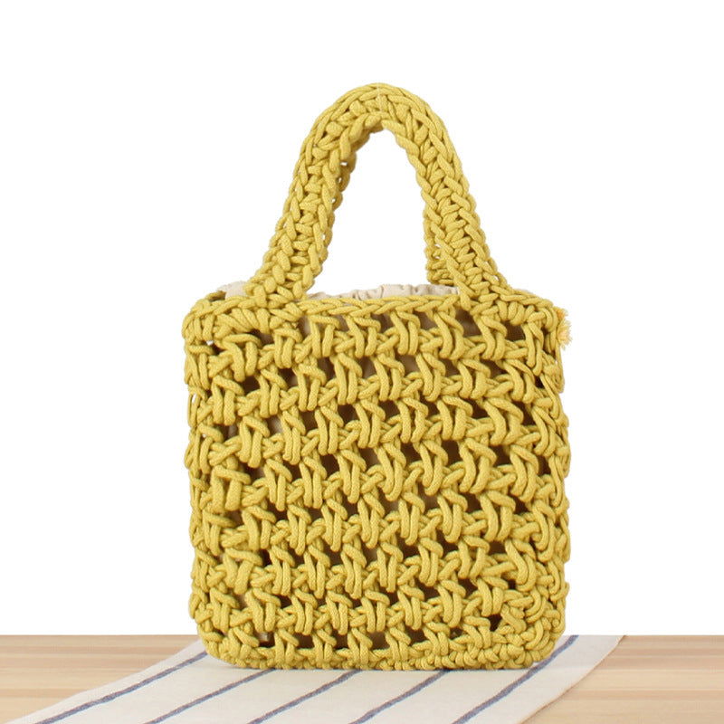 Handtasche Aus Hochwertigem Makramee Brehn