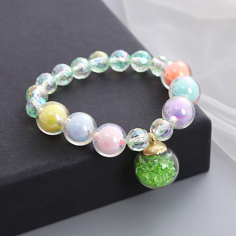 Armband Aus Bunten Glasperlen Brehn