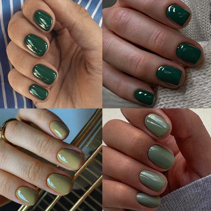 Elegantes Press-On Nagelset mit natürlichem Glanzfinish Brehn