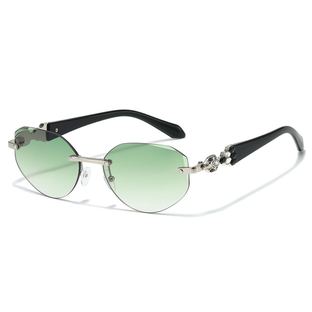 Dekorative Übergroße Schild-Sonnenbrille Brehn