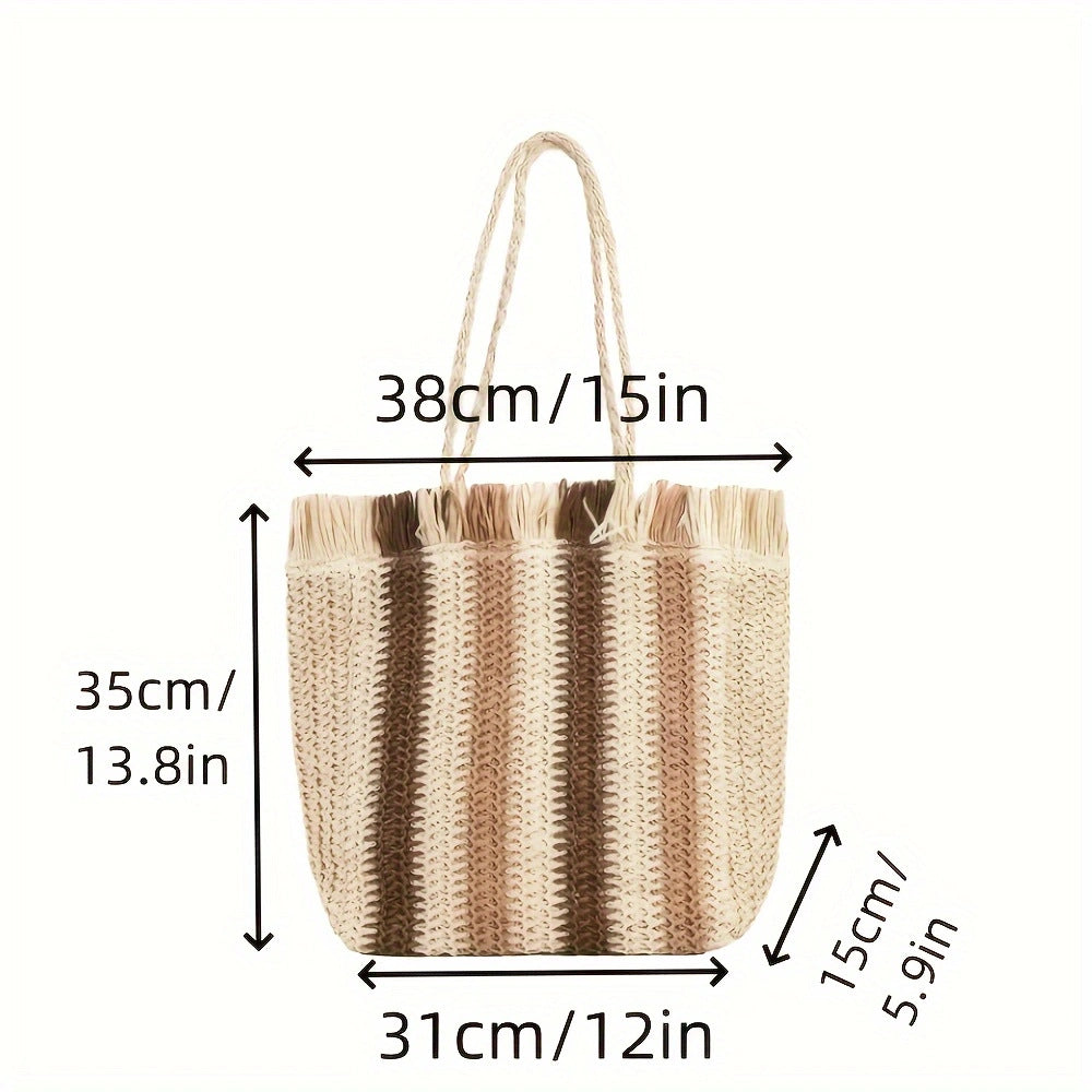 Strandtasche mit Begehrtem Fransen-Design Brehn