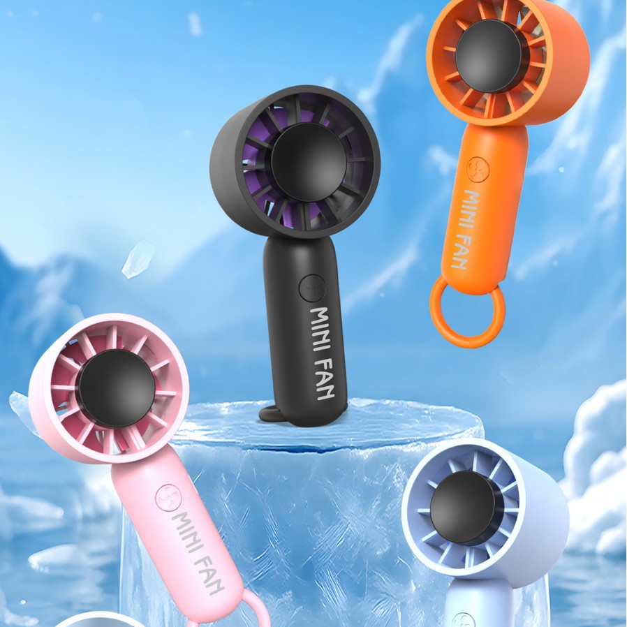 Unisex Tragbarer Mini-Hochgeschwindigkeitsventilator Brehn