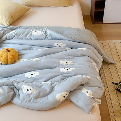 Gepolsterte Futon‑Matratzenauflage mit niedlichem Katzenmuster