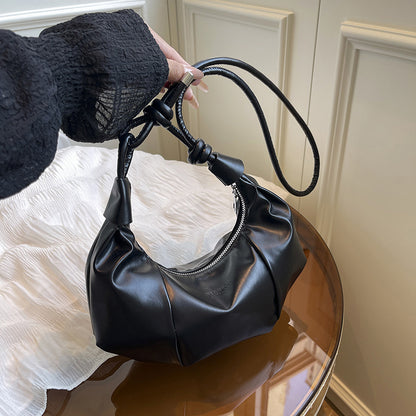 Stylische Leder Hobo-Handtasche Brehn
