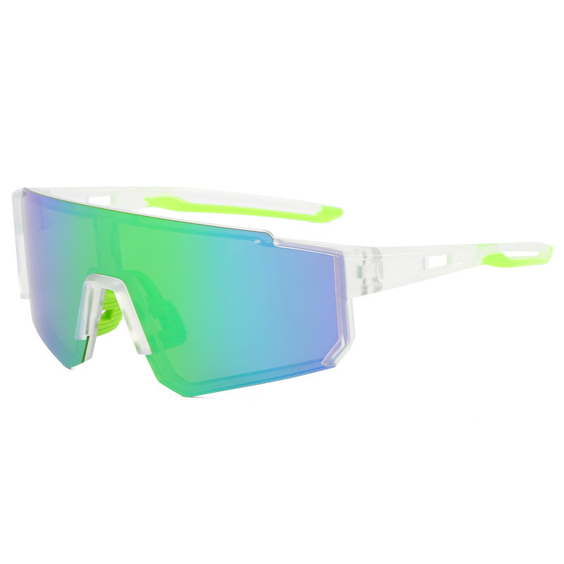 Unisex Futuristic Shield Sonnenbrille Brehn