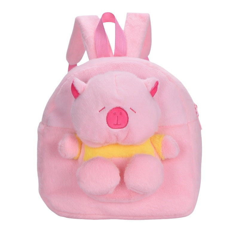 Plüsch Rucksack mit Tierischem Kuschelmotiv Brehn