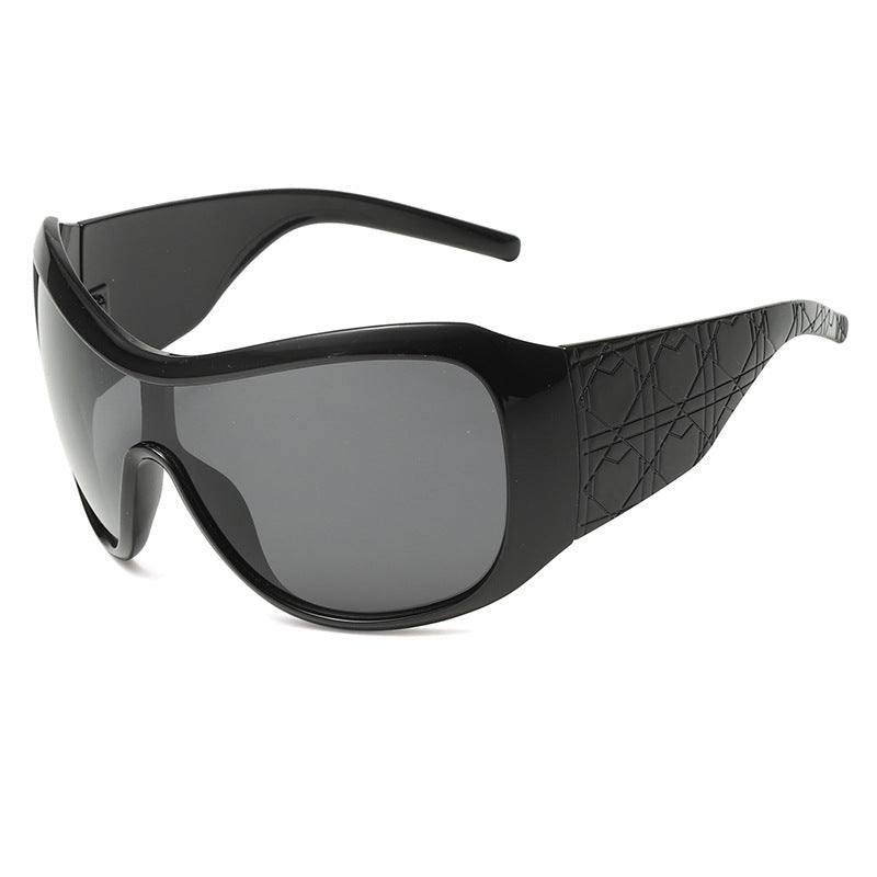 Sportive Herren-Wrap-Around-Sonnenbrille Brehn