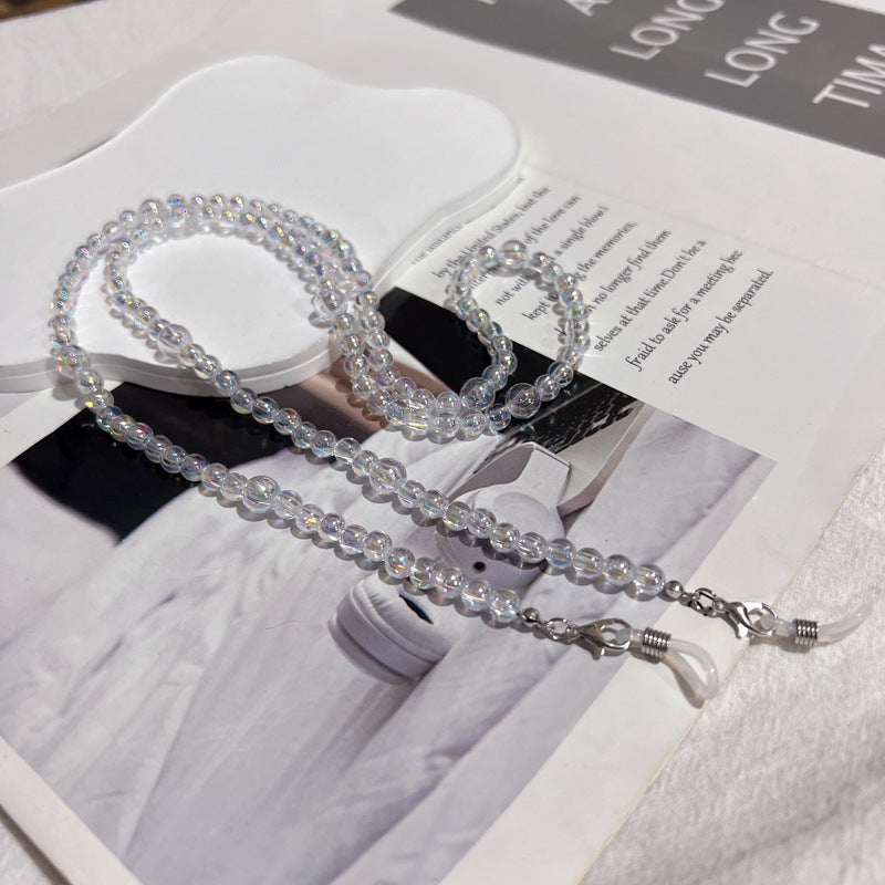Mehrschichtige Perlen Eyewear Kette Brehn