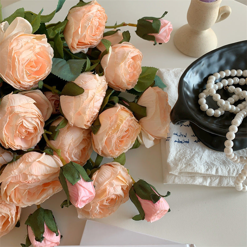 Faux Floral Rose Stiel