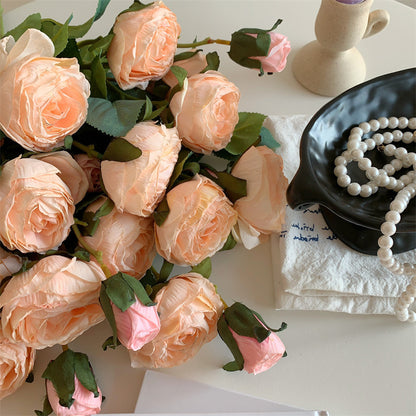 Faux Floral Rose Stiel