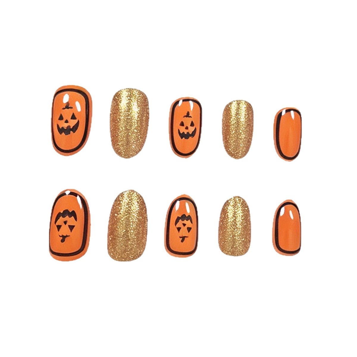 Halloween-Themen Glitzer-Nagelkunst Set Brehn