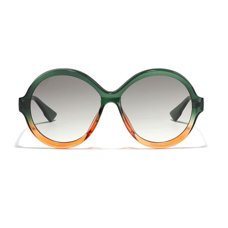 Damen oversized modische Sonnenbrille mit einzigartiger Rahmenform Brehn