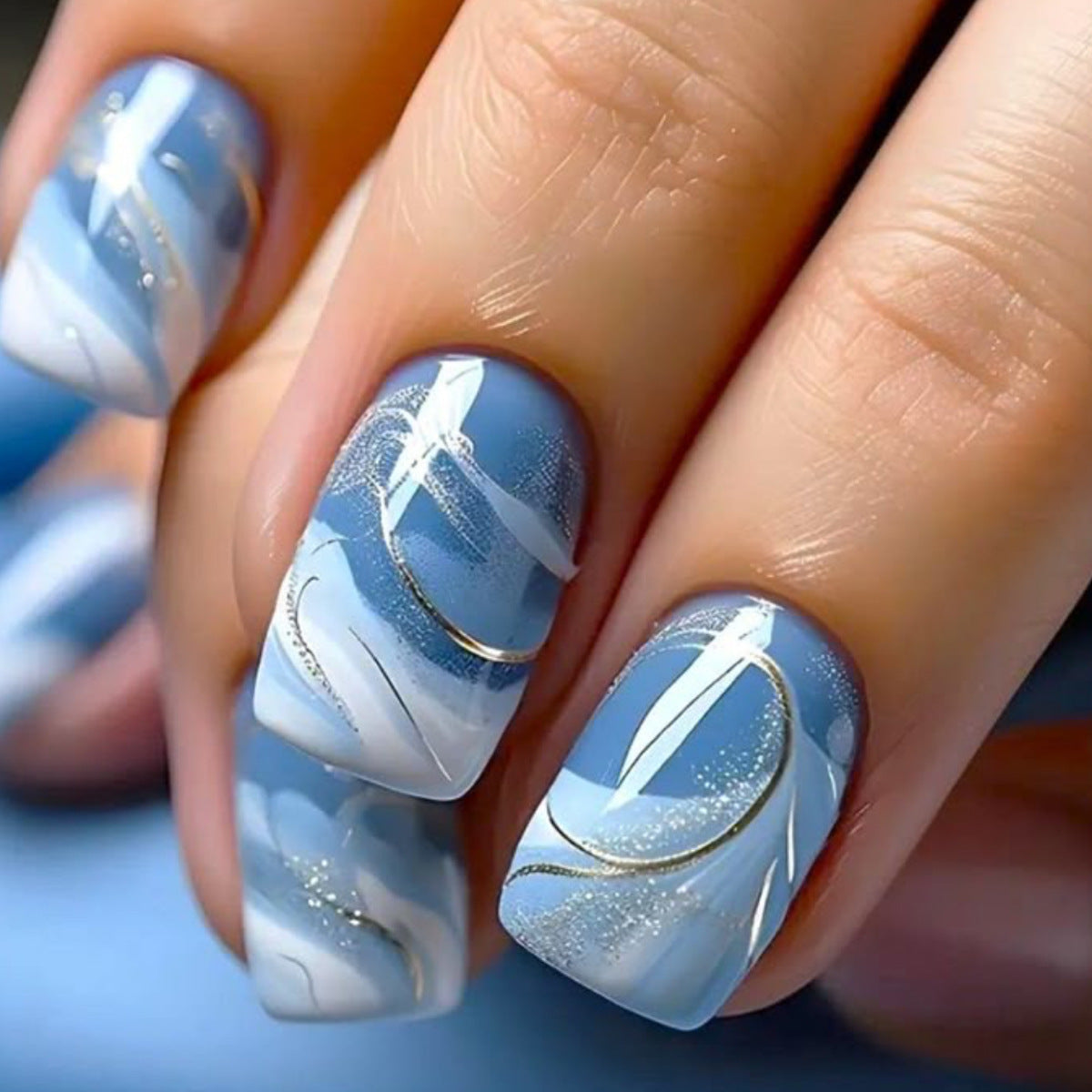 Künstlerische 3D Acryl-Nagelkunstverlängerungen Brehn