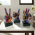 Stylische Hand-Skulpturen mit buntem Design Brehn