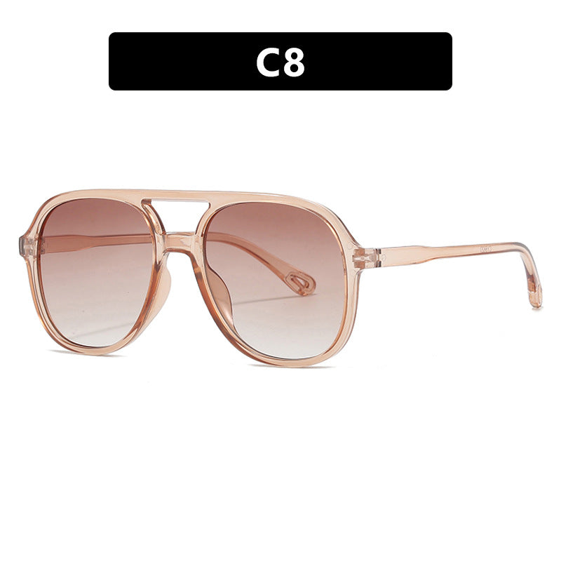 Damen modische Sonnenbrille mit außergewöhnlichem quadratischem Rahmen Brehn