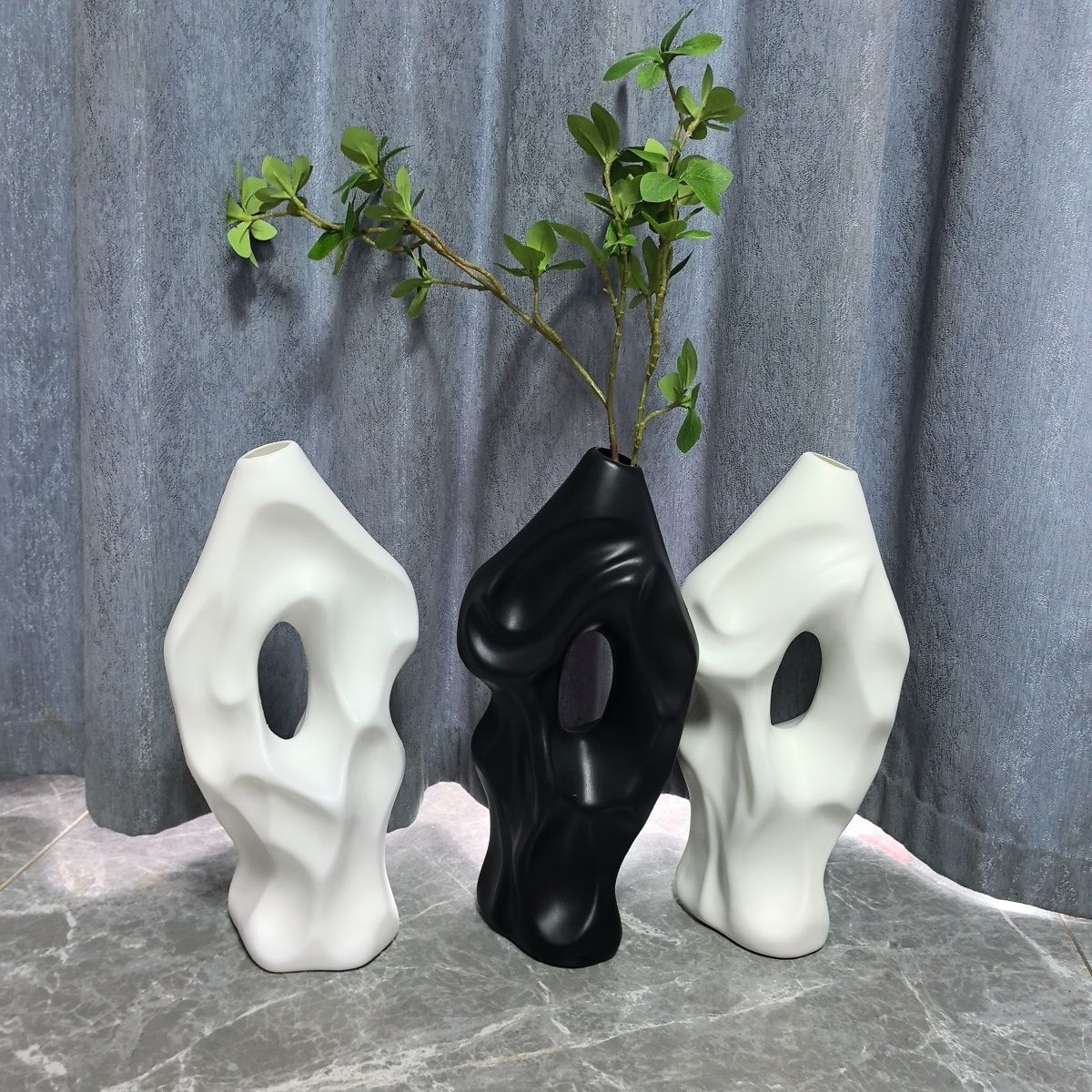 Künstlerische dekorative Vase Brehn