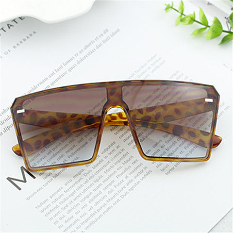 Damen Oversized Shield-Sonnenbrille Brehn