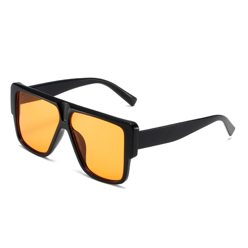 Damen quadratische Sonnenbrille mit markantem Gestell Brehn