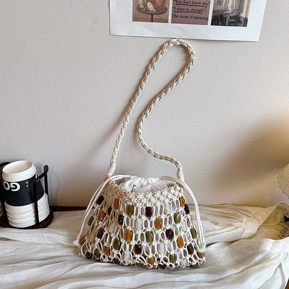 Künstlerische Gewebte Strandtasche