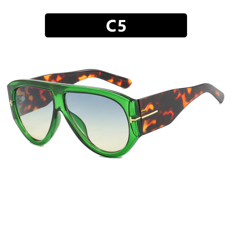 Damen Geometrische Sonnenbrille mit modernem Rahmen und polarisierten Gläsern Brehn