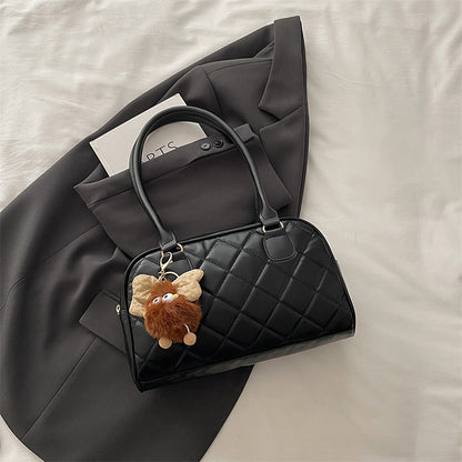 Gepolsterte Kunstleder-Handtasche Brehn