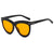 Stilvolle Katzenaugen-Sonnenbrille mit schlanken Metallakzenten Brehn
