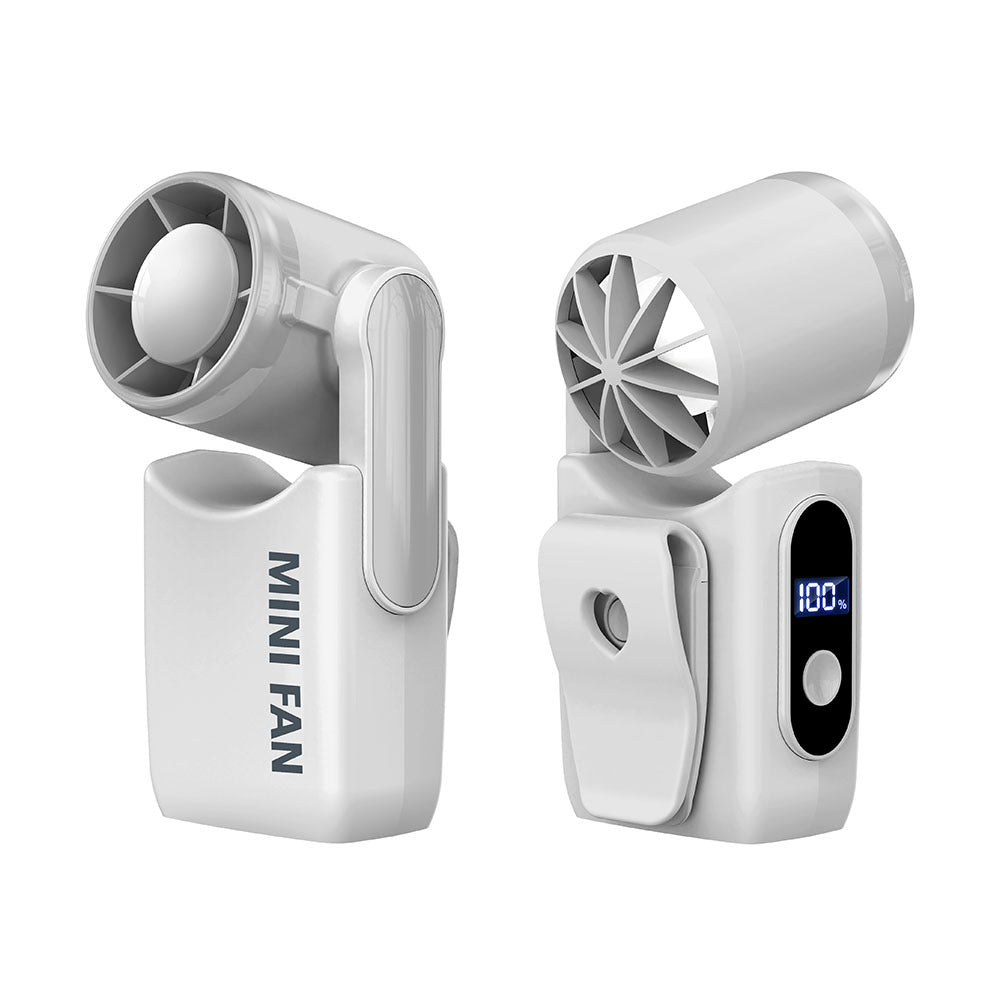 Damen Tragbarer Mini-Lüfter mit einstellbarem Luftstrom und LED-Anzeige Brehn