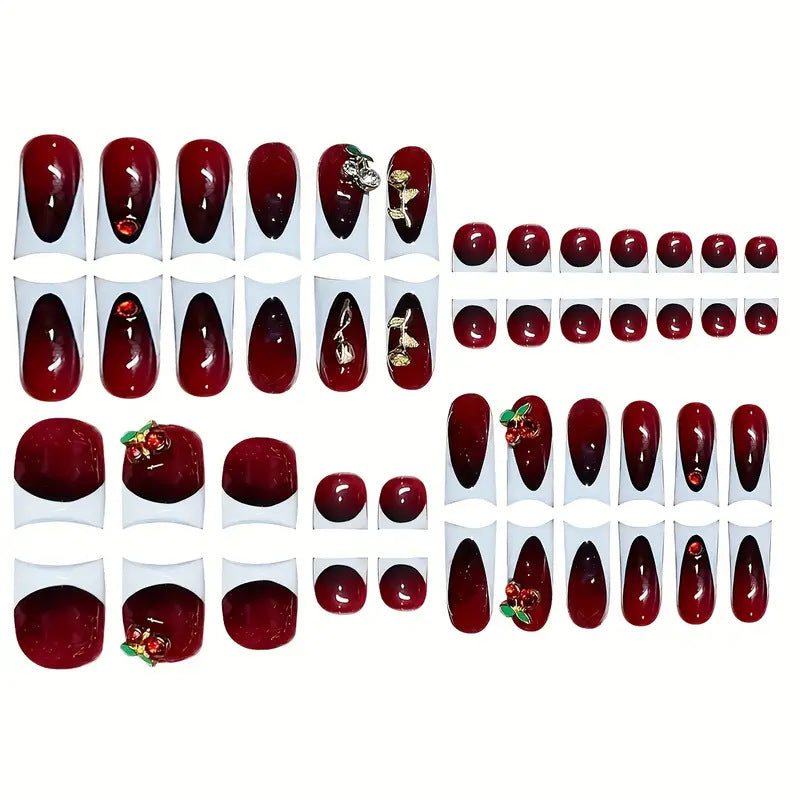Florale Kunst Nagelset Brehn
