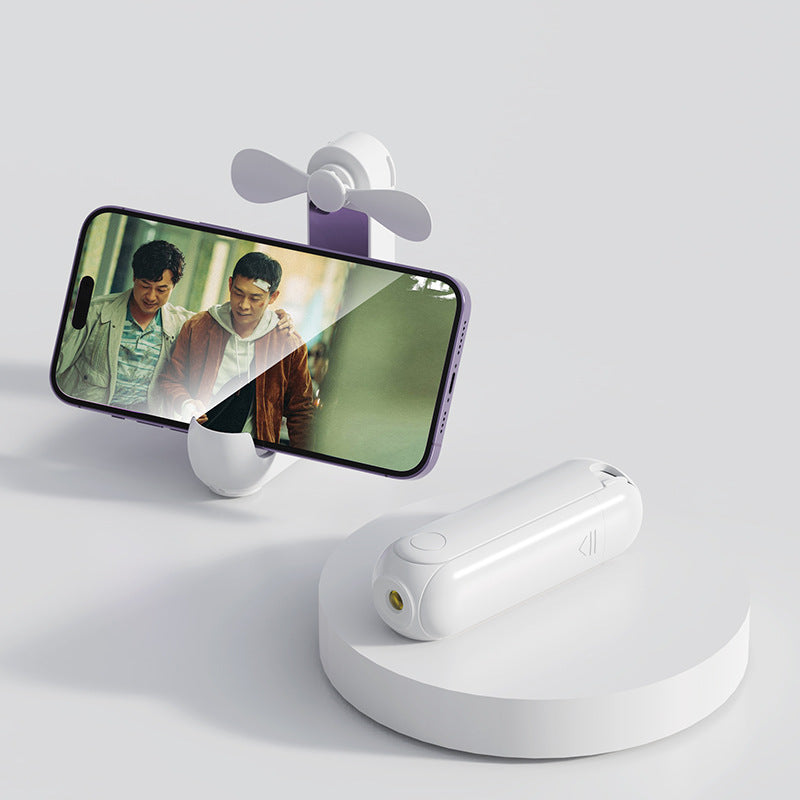 Damen tragbarer Smartphone-Ventilator mit integrierter Powerbank-Funktion Brehn