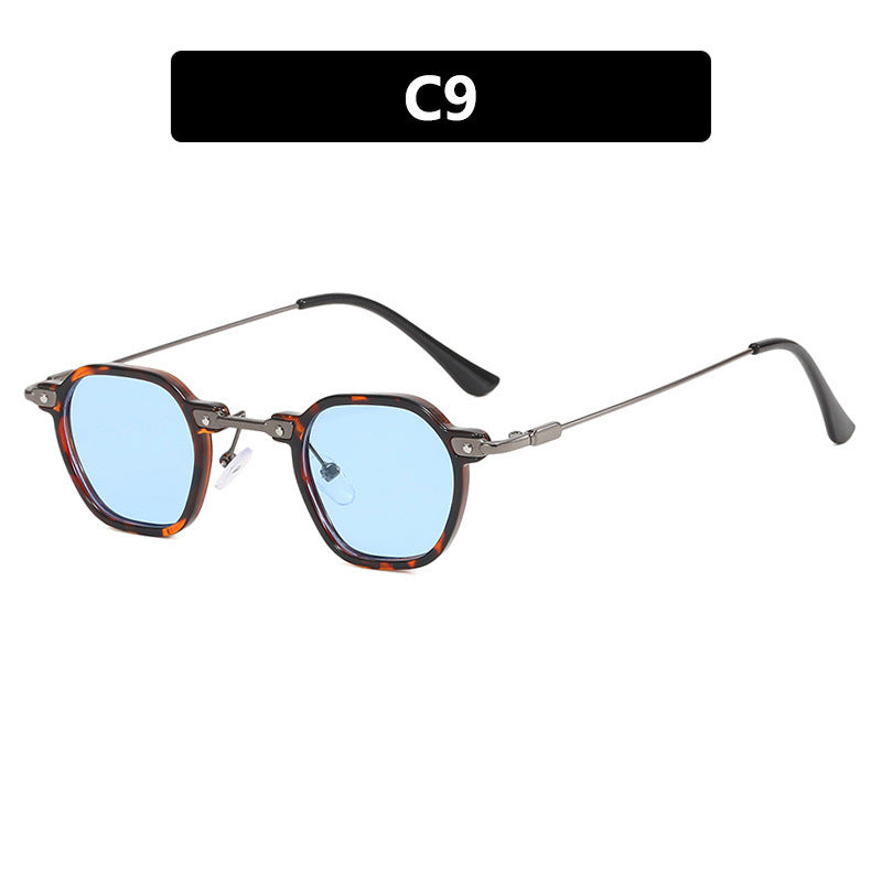 Damen modische Sonnenbrille im eleganten Design mit sechseckigem Rahmen Brehn