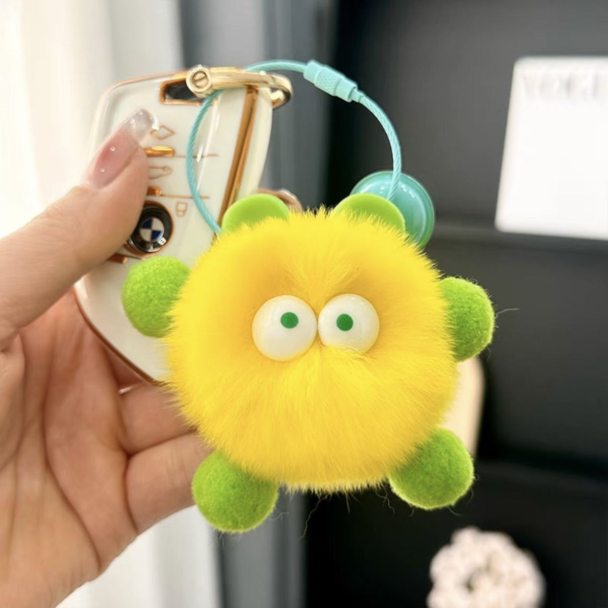 Niedlicher Plüsch-Monster-Schlüsselanhänger Zubehör Brehn