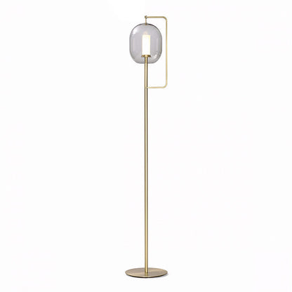 Moderne Glaslaterne Stehlampe
