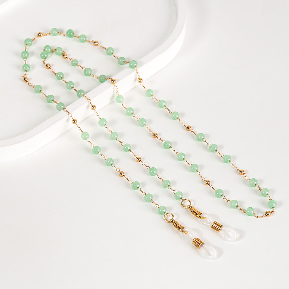 Stylische Perlen Brille Kette Brehn