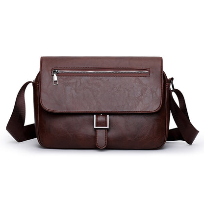 Stilvolle Leder Messenger Bag