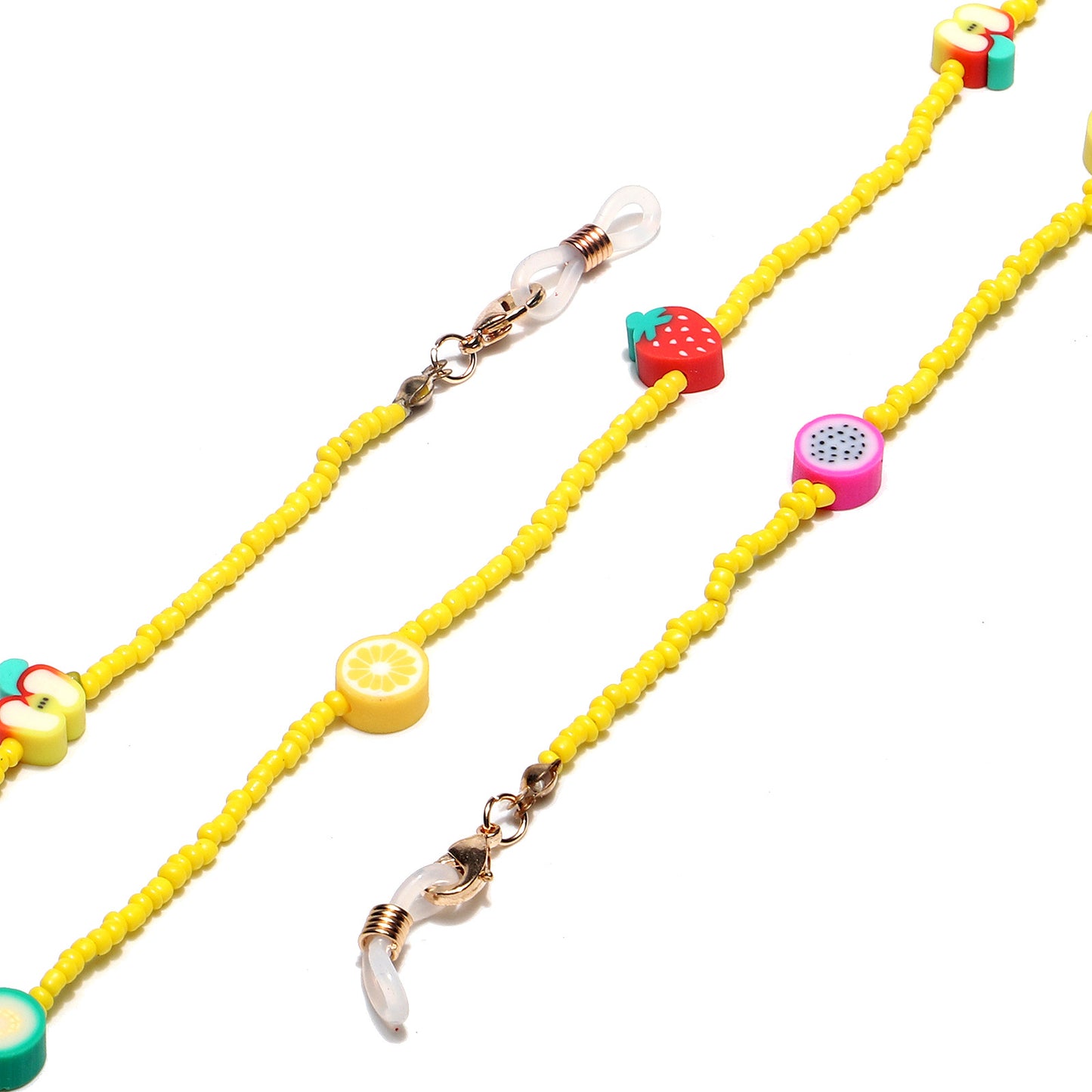 Bunte Obst-Themen Brillen-Kette Brehn