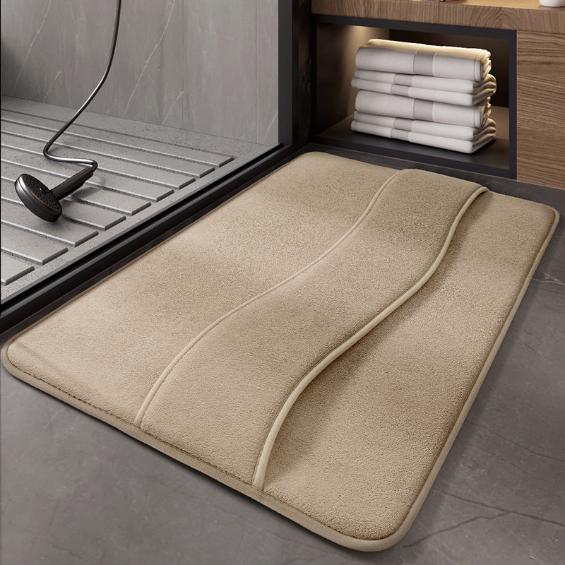 Modern rutschfeste Badematte Brehn