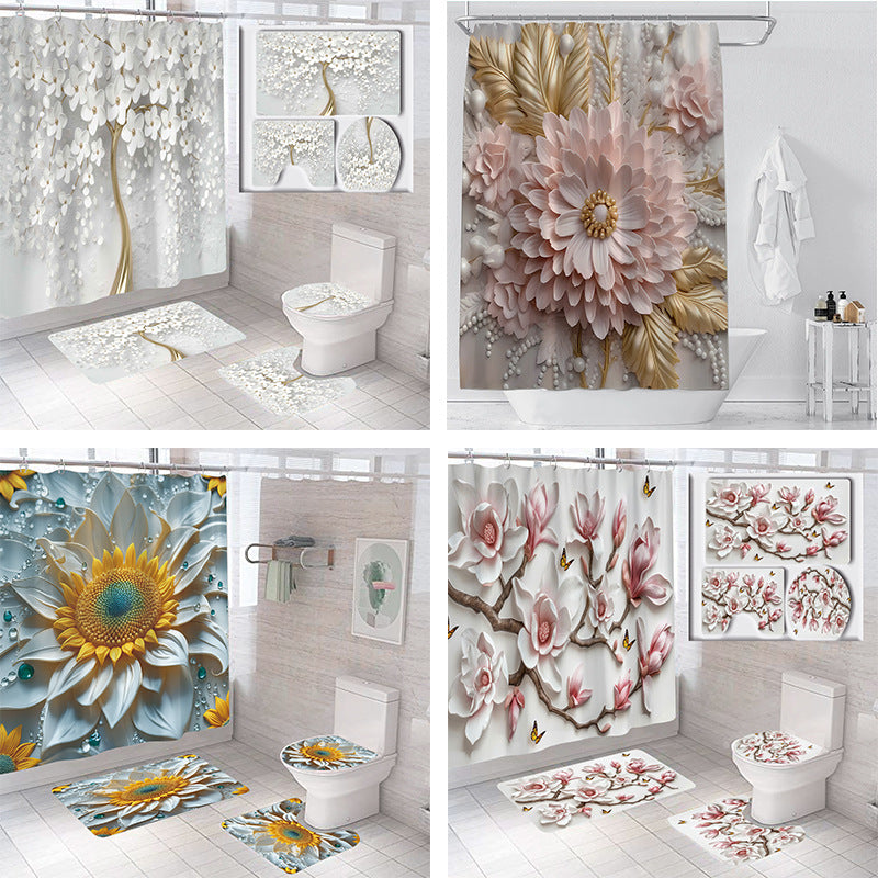 Floral Badezimmer Set Brehn