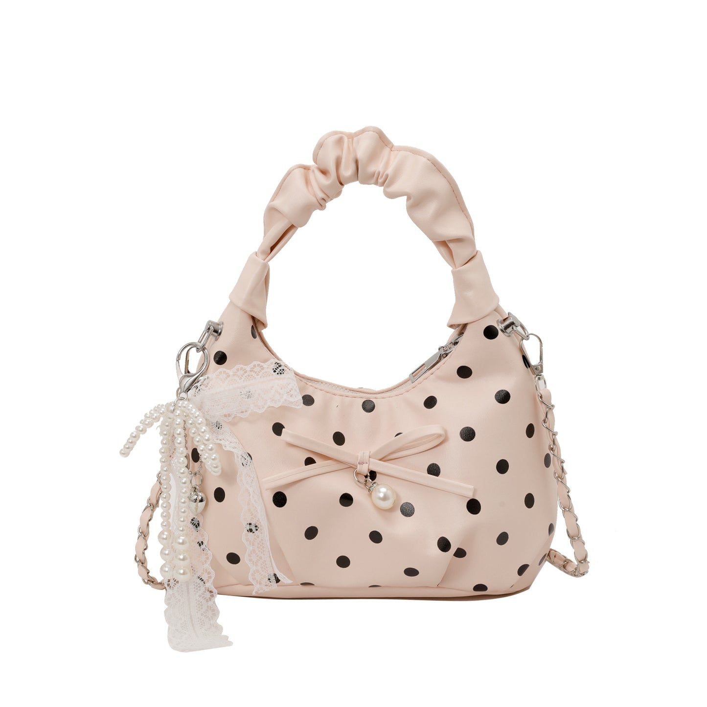 WoChic Punktmuster Handtasche Brehn