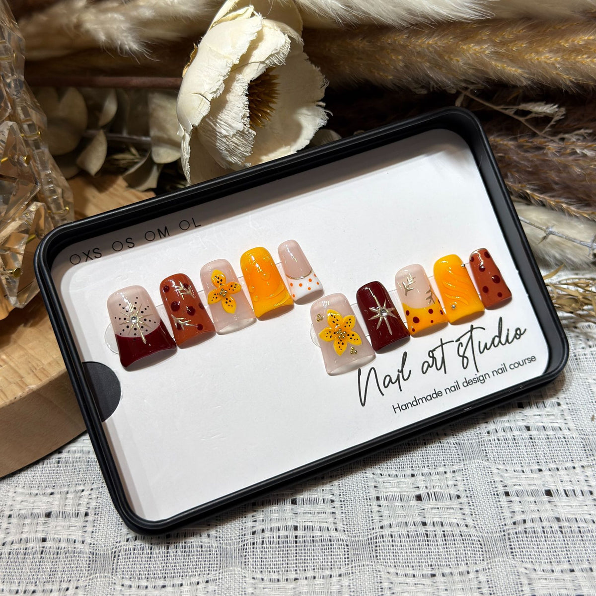 Wiederverwendbares Press-On Nagelset Brehn