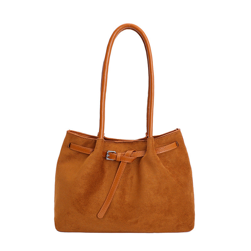 Weiche Wildleder-Tote Tasche