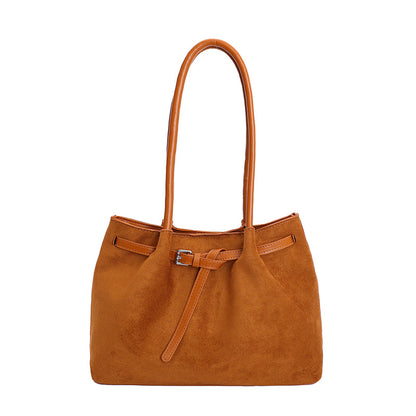 Weiche Wildleder-Tote Tasche