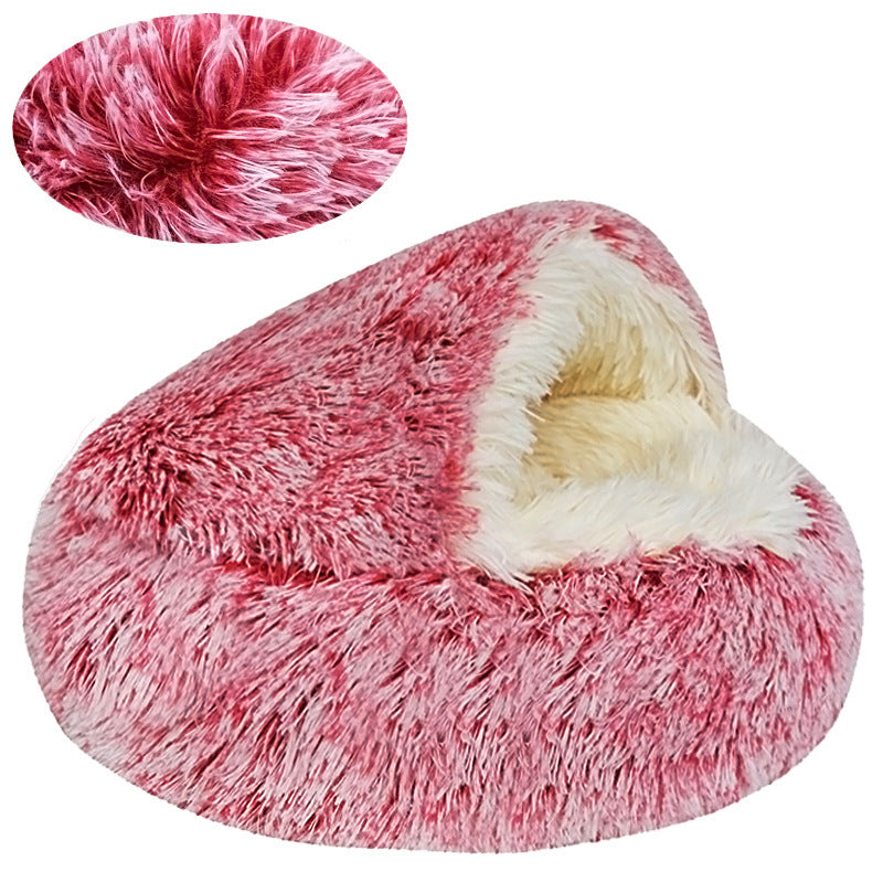 Gemütliches Plüsch-Hundebett