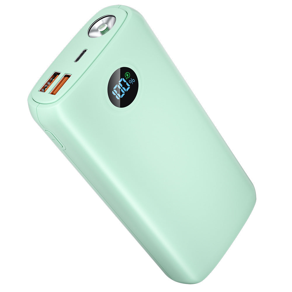 Powerbank mit Integrierter Led-Taschenlampe und Digitaler Anzeige Brehn